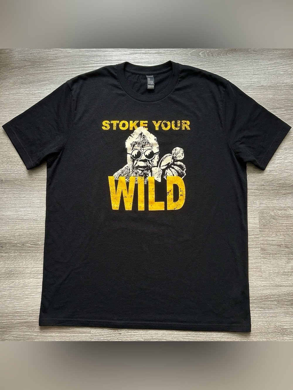 Revel Whiskey Butterscotch Sasquatch Big Foot Stoke Your Wild XL Promo T-Shirt